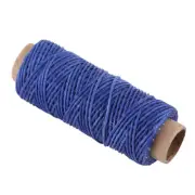Heavy Duty 50 Metres1mm Thick Leather Sewing Waxed Flat Thread(Royal Blue) LLI