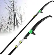 Telescopic Pruning Pole Saw, High-Altitude Tree Branches, Manual Telescopic Tree Pruner, Landscaping Pruning Saw, Trimmer for Fruit Trees Branches Leaves