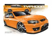 FPV BF F6 BFII F6 TYPHOON OCTANE A1 STRETCHED CANVAS (FV109)