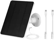 Solar Panel for Outdoor Security Camera,5W Waterproof Solar Panels Charger for Ring Spotlight Cam Plus/Pro