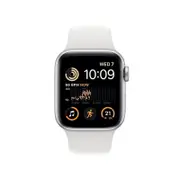 Apple Watch SE 2nd Gen(GPS) 40mm Silver AL Case White Band - As New (Refurbished