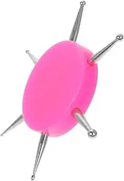 Minkissy Nail Brushes for Nail Art Dotting Pen Tool Kit Dotting Pen for Home Professional Use