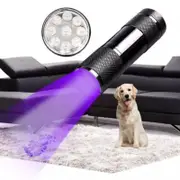 Led Multifunction Uv Flashlight Fluorescence Detection Pen Black Flashlights