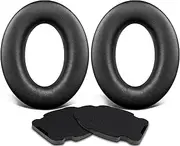 SOULWIT Lambskin Replacement Ear Pads for Bose Aviation X A10/A20 Headset, EarPads Cushions with High-Density Noise Isolation Foam - A20 LS Black