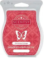 [Scentsy] Christmas Cottage, Wickless Candle Tart Warmer Wax 90ml, 8 Squares