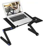 Adjustable Laptop Table Stand Lap Sofa Bed Tray Foldable PC Notebook Desk