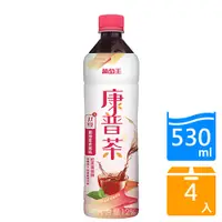 在飛比找蝦皮商城優惠-康普茶雙纖飲葡柚蜜香風味530ML x4入【愛買】