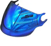 Lens Fashion Visor Wind Shield Helmet Lens Visor Motorcycle Windshield for of&562 Visor Wind Shield Lens(Blue)