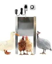 Automatic Chicken Coop Door Opener with Motor & Timer Heavy Duty Made USA NEW