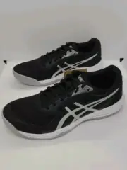 NEW Asics Upcourt 5 Womens Vollyball Shoes - Black/Pure Silver Size 9