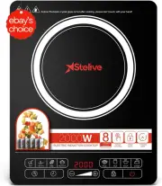 2000W Portable Induction Cooktop Electric Burner 8 Level Sensor Touch Cooker
