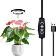 Grow Light, 48 LED Plant Grow Lights with 3 Timer and 9 Dimmable Levels for Indoor Plants