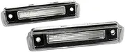 FIQOME 2x LED Licence Number Plate Light White Canbus, for MB 1985-1996 E-Class Estate S124 1989-2001 SL-Class R129 Car Number Plate Led Light
