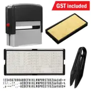 Inking Stamp Custom Personalised Self Rubber Business Name Kit Making Gifts DIY