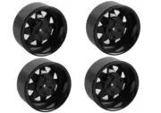RC4WD 5 Lug Wagon 1.9 Steel Stamped Beadlock Wheels Black 4pcs 1/10 Sawback