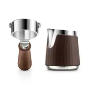 Breville the Naked Portafilter 58mm & the Pro Control Jug (Walnut)