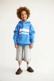 [Cotton On Kids] Cotton On Kids - License Sammy Oversize Hoodie - Lcn blu regatta/good times bluey 9-10 LCN BLU REGATTA/GOOD TIMES BLUEY