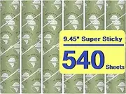 Lint Roller Refills 6 Pack 540 Sheets for Lint Remover, Luipaard Pet Hair Remover for Furniture with Super Width 9.45 in, Mega Sticky Roller Refills for Carpets, Cars, Curtains and Clothes