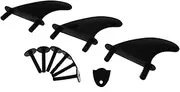 3pcs Soft Top Softboard Supplies Quick Release Surfboards with Screws for Water Cruiser Deck Sports