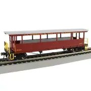 Bachmann 17433 HO Open Excursion Car, Cumbres & Toltec