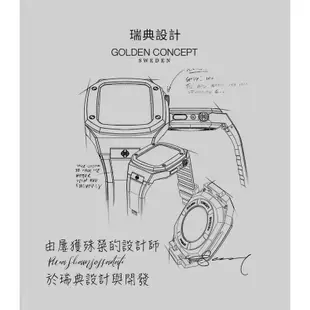 Golden Concept 錶殼 APPLE WATCH 41mm 銀色錶帶 18K金PVD鍍層錶框 RO41-SL