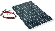 30W 12V Semi Solar Panel Device Battery Charger Monocrystalline Silicon Multicolor53 One Size