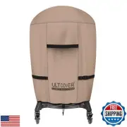 ULTCOVER Outdoor Waterproof Charcoal Kamado Joe Grill Cover for 18 inch Big G