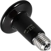Kisangel 50w Reptile Heat Light Ceramic Bulb Heating Emitter for Reptiles Amphibians and Birds Energy-Saving No Light Disturbance Heater for Aquarium and Terrarium