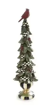 Mackenzie Childs Christmas Cardinal Tree 20” Tall