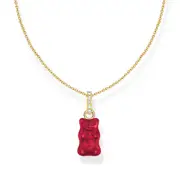 Buy Necklace with red goldbears pendant and zirconia by Thomas Sabo online - THOMAS SABO Australia
