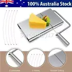 NEW Blade Cheese Cutter Board Cake Dofu Butter Slicer + Wire Stainless Steel AU