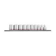 10 Pcs of Kincrome 3/8" Drive Imperial Socket Rail - Mirror Polish Finish