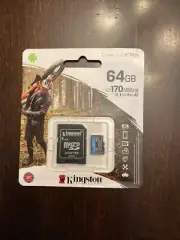 Kingston Micro SD Canvas Go Plus Memory Card 64GB