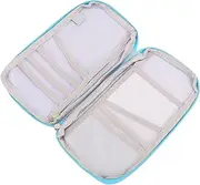 [CTIRCHIU] 1pc Multifunction Wallet Pouch Holder Case Canvas Material Random Dark Light s for Business Trips Office and Travel Needs