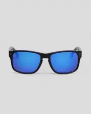 [Liive] Liive Men's Wolf X Sunglasses in Matte Black/Blue One Size Matte Black/Blue