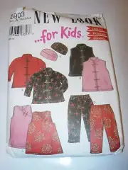 INFANT TODDLER UNCUT NEW LOOK 5903 SEWING Pattern JACKET PANTS VEST SIZE 1/2-4