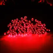 200 LED 20.9M RED SOLAR CHRISTMAS WEDDING PARTY FAIRY STRING LIGHTS