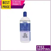 Fido's White And Bright Shampoo 1 Litres For Fur Cleansing Dogs and Cats