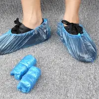 在飛比找樂天市場購物網優惠-一次性鞋套加厚塑料室內鞋套防水雨天腳套一次性室內防塵家用鞋套