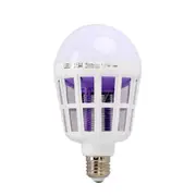 2PCS 15W Electronic Insect Killer LED Bulb Night Light Mosquito Killer Lamp