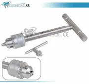 Orthopedic T- Handle With Chuck & Key Orthopedic Veterinary Surgery Instruments