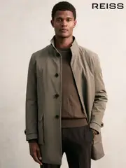 Reiss Mushroom Brown Player Coat (F99413) | $670