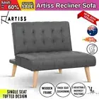 Artiss Linen Sofa Bed Lounge Chair Single Seater Modular Bed Set