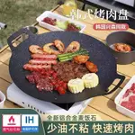 🥇麥飯石烤盤韓國興森衕款戶外燒烤盤韓式不沾烤鍋鐵闆燒電磁爐