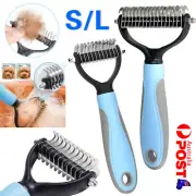 Dog Pet Cat Grooming Comb Brush Undercoat Rake Dematting Deshedding Trimmer ToCG
