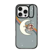 iPhone 16 Pro Impact Ring Stand Case MagSafe Compatible Disco Moon
