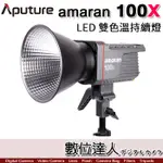 APUTURE 愛圖仕 AMARAN 100X 100D 100DS LED攝影燈 聚光燈 100W 可調色溫 持續燈