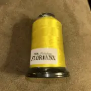 Floriani (PF542 Yellow)) Machine Embroidery Thread 1,100 Yards NIP