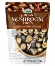 DJ & A Shiitake Mushroom Crisps Lightly Cooked & Seasoned 10.58 Oz (300gr) Vegan