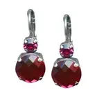 Mariana Earrings Fab Fuchsia Austrian Crystals My Treasures Coll.